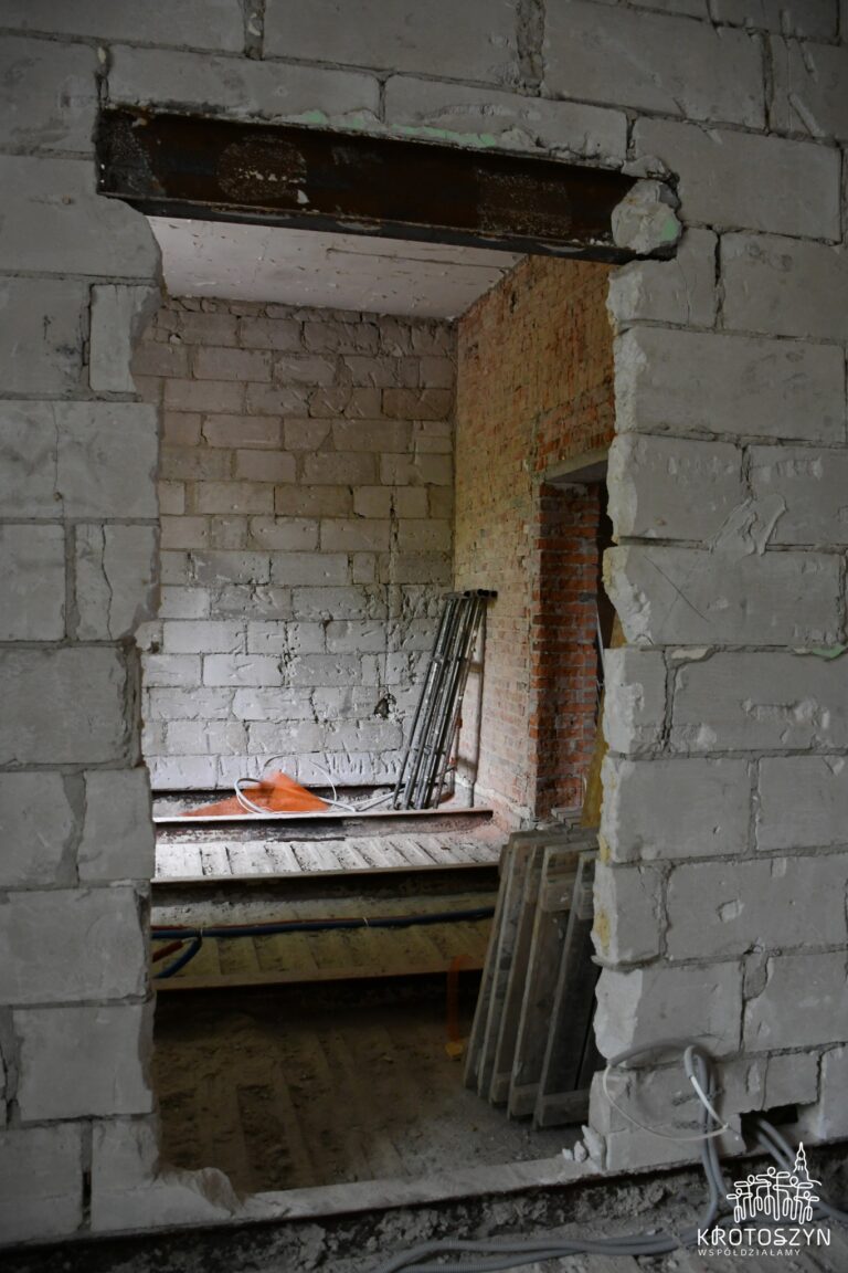 Intensywne prace przy Młyńskiej 2d