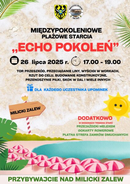 Letnie atrakcje nad Milickim Zalewem