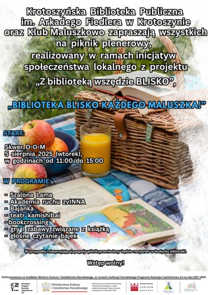 Literacki piknik dla najmłodszych