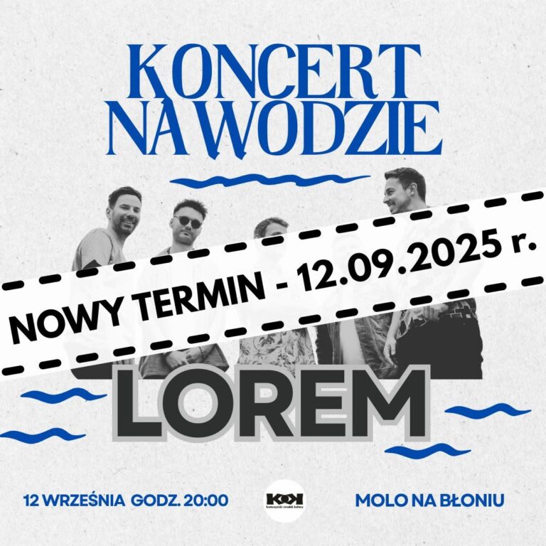 Znamy nową datę koncertu nad wodą