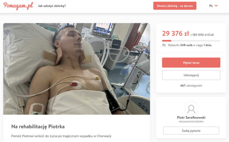 Pomóż Piotrowi wrócić do życia