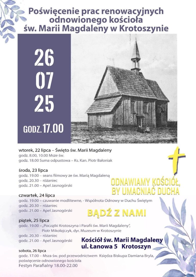 Zakończenie renowacji kościoła