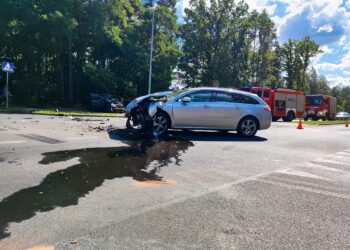 Wypadek na ul. Grzybowej w Miliczu