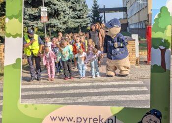 Pierwszaki uczyły się bezpieczeństwa na drodze