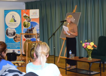 Spotkanie z Anną Piotrowską w bibliotece