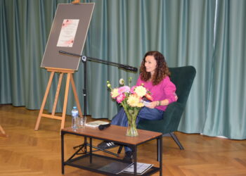 Spotkanie z Anną Piotrowską w bibliotece