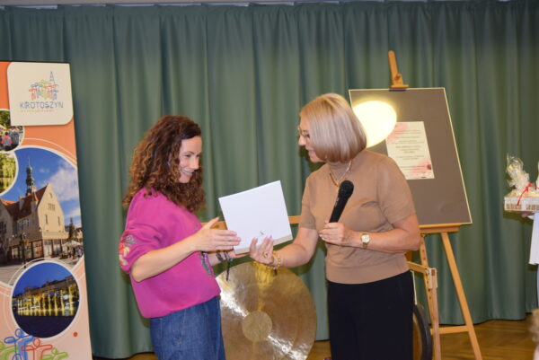 Spotkanie z Anną Piotrowską w bibliotece