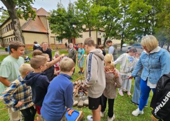Szkolny piknik w Dunkowej