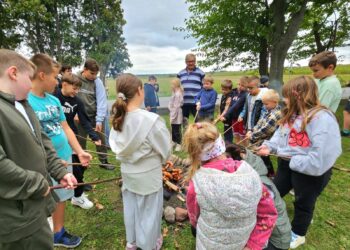 Szkolny piknik w Dunkowej