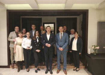 Wizyta delegacji z Balatonfenyves w Zdunach