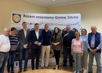 Wizyta delegacji z Balatonfenyves w Zdunach