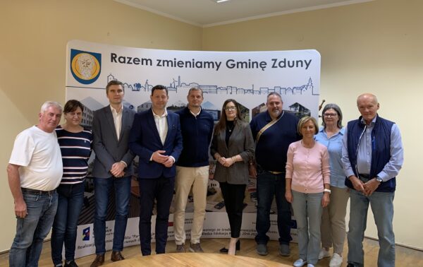 Wizyta delegacji z Balatonfenyves w Zdunach