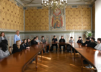 Uczniowie ZSP nr 3 w Urzędzie Miejskim