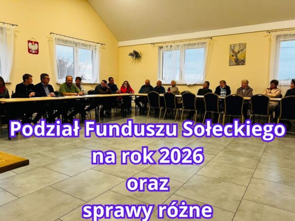 Zebranie mieszkańców Stawca