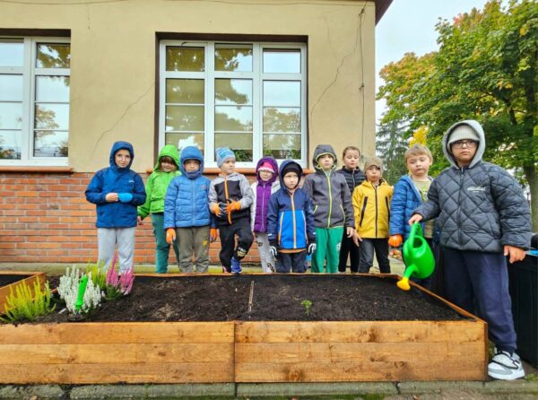 Szkolne ogródki działkowe w Dunkowej