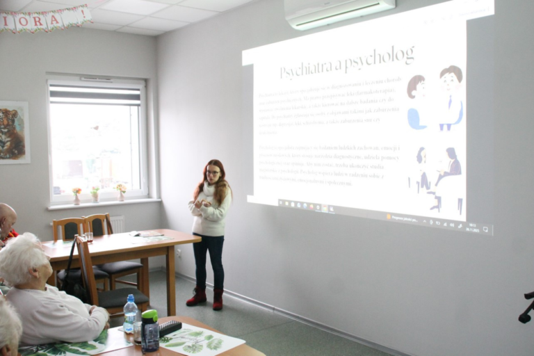 O zdrowiu psychicznym w Dziennym Domu Seniora