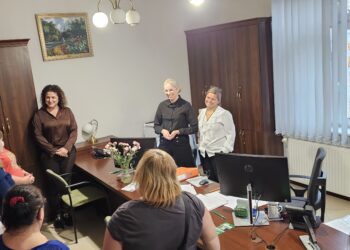 Wizyta w koźmińskim oddziale banku