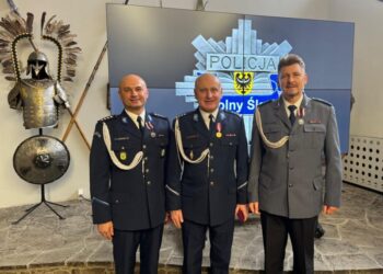 Miliccy policjanci wyróżnieni podczas uroczystości we Wrocławiu