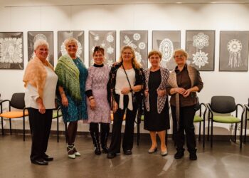 Szydełkowa wystawa w Starej Rzeźni