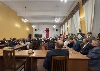 Milicz w biało-czerwonych barwach