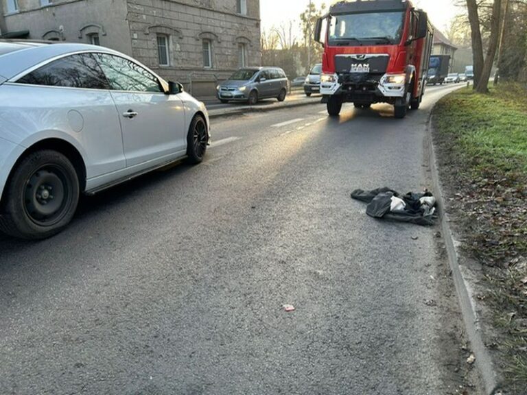 Potrącenie pieszego na ul. Zamkowej w Miliczu
