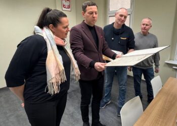 Delegacja z Emleben w Zdunach