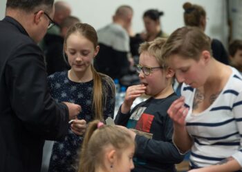 Wigilia dla samotnych i potrzebujących w ZSP2 w Krotoszynie