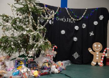 Wigilia dla samotnych i potrzebujących w ZSP2 w Krotoszynie