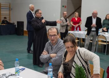 Wigilia dla samotnych i potrzebujących w ZSP2 w Krotoszynie