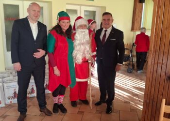 Świąteczne spotkanie wigilijne w milickim DPS