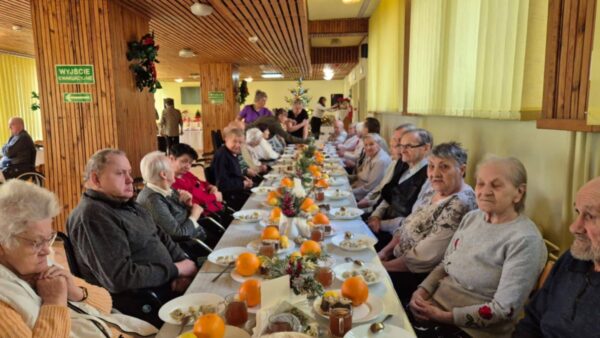 Świąteczne spotkanie wigilijne w milickim DPS