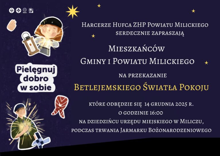 Betlejemskie Światło Pokoju dotrze do Milicza