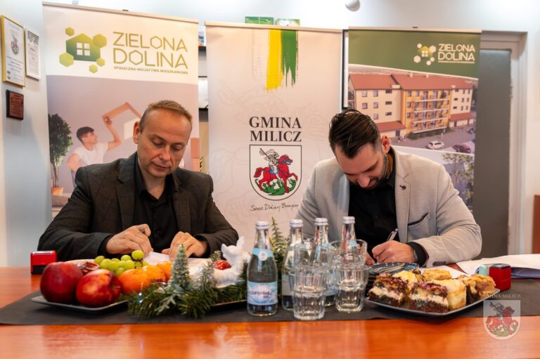 Umowa na budowę mieszkań podpisana
