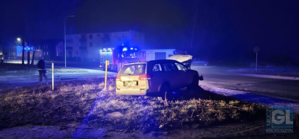 Uderzył samochodem w znak i uciekł. Miał ponad 2,1 promila alkoholu. Tłumaczył, że spożywał dopiero po zdarzeniu
