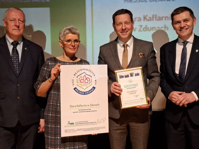 Stara Kaflarnia z wyróżnieniem „Miejsce Ciekawe”