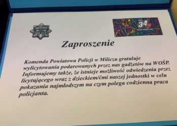 Policjanci wsparli wolontariuszy WOŚP w powiecie milickim