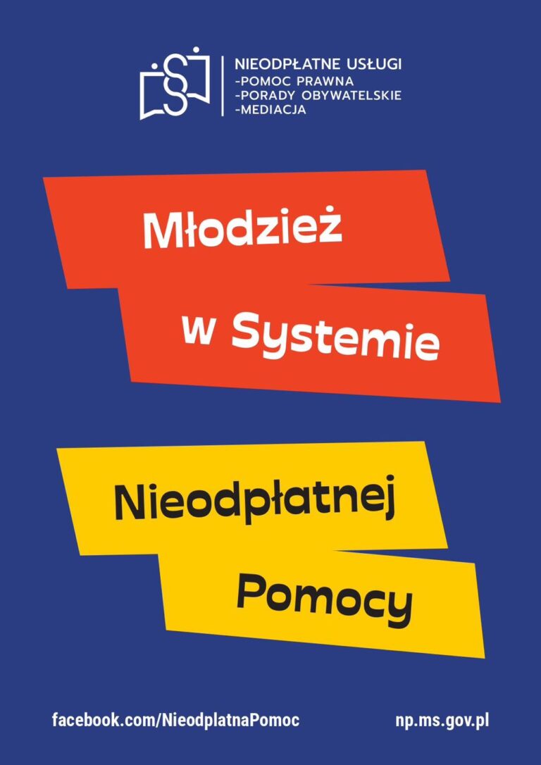 Młodzi też mogą skorzystać z bezpłatnej porady prawnej