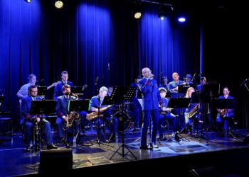 Milicka Orkiestra Dęta na scenie Kina Capitol