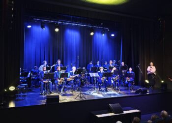 Milicka Orkiestra Dęta na scenie Kina Capitol