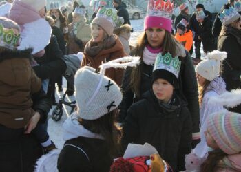 XII Orszak Trzech Króli z Kapelą Góralską Pogwizdani w Lutogniewie