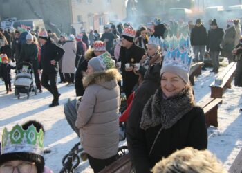 XII Orszak Trzech Króli z Kapelą Góralską Pogwizdani w Lutogniewie
