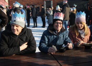 XII Orszak Trzech Króli z Kapelą Góralską Pogwizdani w Lutogniewie