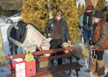 XII Orszak Trzech Króli z Kapelą Góralską Pogwizdani w Lutogniewie