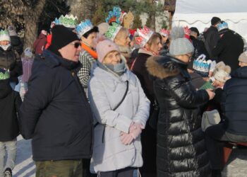 XII Orszak Trzech Króli z Kapelą Góralską Pogwizdani w Lutogniewie
