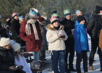 XII Orszak Trzech Króli z Kapelą Góralską Pogwizdani w Lutogniewie