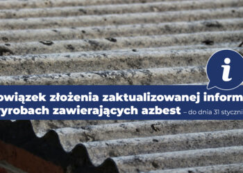 Informacja azbestowa do końca stycznia