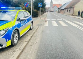 Dacia potrąciła 11-latkę na pasach w Cieszkowie Dacia potrąciła 11-latkę na pasach w Cieszkowie