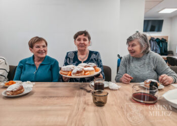 Tłusty Czwartek w Gminnym Klubie Seniora w gminie Milicz