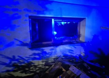 Pożar w Zalesiu Małym. Strażacy ewakuowali mężczyznę