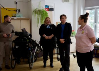 Pełnomocnik rządu odwiedziła placówki MSPDiON